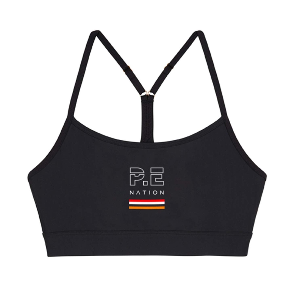 P.E Nation Black Sports Bra